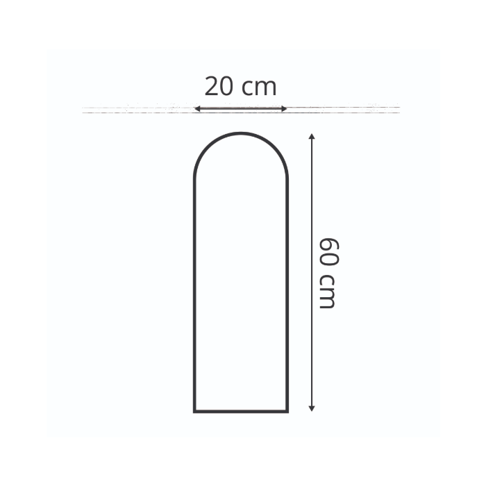 Polsterpaneel Mint 20 cm